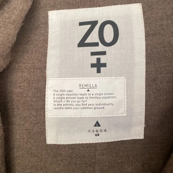 Zo -+ Remilla Jacket Mens L golden clay color perfect condition multi closure - Picture 2 of 5